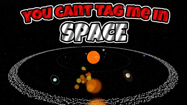 You Cant Tag Me in Space custom low-gravity cosmic arena map for Gorilla Tag