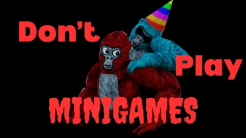 Don't Play Minigames-horror custom map arena and gameplay preview for Gorilla Tag