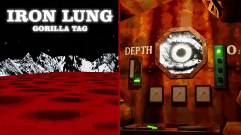 Iron Lung Horror Map custom map arena and gameplay preview for Gorilla Tag