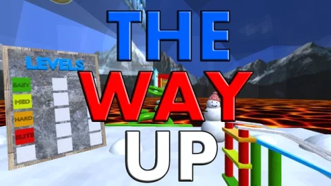 The Way Up custom map arena and gameplay preview for Gorilla Tag