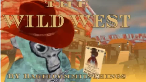 The Wild West custom map arena and gameplay preview for Gorilla Tag