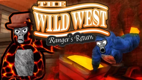 💰 the Wild West - Ranger's Return 🪜 custom map arena and gameplay preview for Gorilla Tag