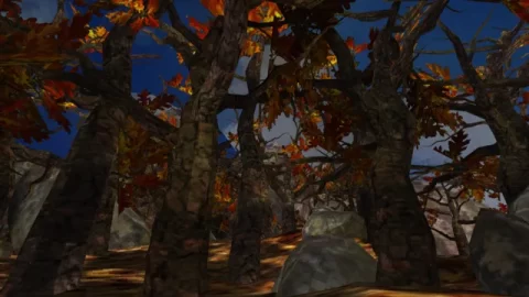 True Forest custom map arena and gameplay preview for Gorilla Tag