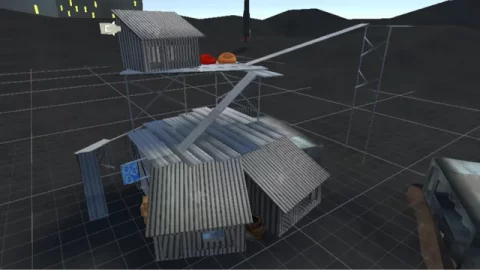 Upgraded City (wip) custom map arena and gameplay preview for Gorilla Tag